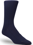Navy Solid Rib Wool Sock TA1108C2-01 - Robert Talbott Socks Footwear | Sam's Tailoring Fine Men's Clothing