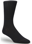 Rib Solid Blue Stitch Sock TA1100C1-01 - Robert Talbott Socks Footwear | Sam's Tailoring Fine Men's Clothing
