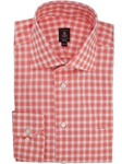 Robert Talbott Orange Check Wide Spread Collar Estate Sutter Dress Shirt K6753B3U-01 - Spring 2015 Collection Dress Shirts | Sam's Tailoring Fine Men's Clothing