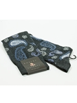 Black with Paisley Design Wool Sock SAMSUITGALLERY-65 - Robert Talbott Socks Footwear | Sam's Tailoring Fine Men's Clothing