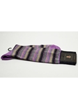 Lilac Stripes Wool Sock SAMSUITGALLERY-12 - Robert Talbott Socks Footwear | Sam's Tailoring Fine Men's Clothing