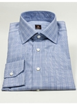 Robert Talbott Blue Glen Plaid Wide Spread Collar Estate Dress Shirt SAMSUITGALLERY-35 - Fall 2014 Collection Dress Shirts | Sam's Tailoring Fine Men's Clothing