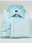 Robert Talbott Aquamarine Wide Spread Collar Estate Dress Shirt SAMSUITGALLERY-40 - Fall 2014 Collection Dress Shirts | Sam's Tailoring Fine Men's Clothing