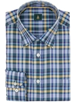Robert Talbott Marine Torres Windowpane Check Medium Spread Collar Long Sleeves Sport Shirt LUM34013-05 - Fall 2014 Collection Sport Shirts | Sam's Tailoring Fine Men's Clothing