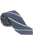 Robert Talbott Green and Navy Stripes Yankee Point Best Of Class Tie 57139E0-04 - Fall 2014 Collection Best Of Class Ties | Sam's Tailoring Fine Men's Clothing