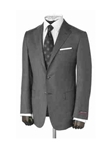Hickey Freeman Charcoal Plaid Tasmanian Suit 45305501B003 - Spring 2015 Collection Suits | Sam's Tailoring Fine Men's Clothing