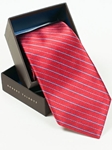 Robert Talbott Red with Stripes Best Of Class Tie SAM-5463 - Spring 2015 Collection Best Of Class Ties | Sam's Tailoring Fine Men's Clothing