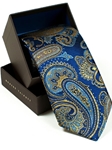 Robert Talbott Blue with Sky Blue Paisley Design Best Of Class Tie SAM-5468 - Fall 2015 Collection Best Of Class Ties | Sam's Tailoring Fine Men's Clothing