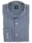 Robert Talbott Regatta 2 Stripe Wide Spread Collar Trim Fit Crespi III Sport Shirt TSM440EE-04 - Spring 2015 Collection Sport Shirts | Sam's Tailoring Fine Men's Clothing