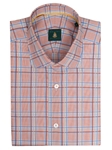 Robert Talbott Mango Plaid Check Design Wide Spread Collar Tailored Fit Crespi III Sport Shirt TSM15S13-02 - Spring 2015 Collection Sport Shirts | Sam's Tailoring Fine Men's Clothing