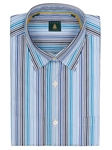Atlantic Stripes Cotton Classic Fit Anderson Sport Shirt LUM15S10-01 - Robert Talbott Sport Shirts | Sam's Tailoring Fine Men's Clothing