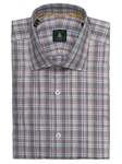 Robert Talbott Classic with Windowpane Plaid Check Wide Spread Collar Cotton Trim Fit Crespi III Sport Shirt TSM440VV-01 - Sport Shirts | Sam's Tailoring Fine Men's Clothing