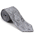 Robert Talbott Gray Silk with Small Medallion Design Capitola Estate Tie 43036I0-04 - Spring 2016 Collection Estate Ties | Sam's Tailoring Fine Men's Clothing