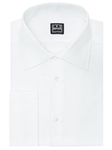 Ike Behar Black Label Regular Fit Solid French Cuff Dress Shirt White 28S0384-100 - Spring 2015 Collection Dress Shirts | Sam's Tailoring Fine Men's Clothing