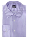 Ike Behar Black Label Regular Fit Stripe Dress Shirt Purple 28B0673-518 - Spring 2015 Collection Dress Shirts | Sam's Tailoring Fine Men's Clothing