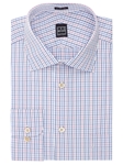 Ike Behar Black Label Regular Fit Check Dress Shirt Blue Velvet 28B0675-413 - Spring 2015 Collection Dress Shirts | Sam's Tailoring Fine Men's Clothing