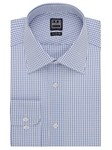 Ike Behar Black Label Regular Fit Check Dress Shirt Cobalt 28B0703-431 - Spring 2015 Collection Dress Shirts | Sam's Tailoring Fine Men's Clothing