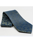 Jhane Barnes Blue with Floral Design Silk Tie JLPJBT0029 - Ties or Neckwear | Sam's Tailoring Fine Men's Clothing