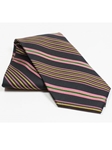 Jhane Barnes Black Stripes Design Silk Tie JLPJBT0032 - Ties or Neckwear | Sam's Tailoring Fine Men's Clothing