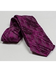 Jhane Barnes Eggplant Pleated Silk Tie JLPJBT0040 - Ties or Neckwear | Sam's Tailoring Fine Men's Clothing