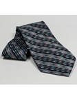 Jhane Barnes Multi-Color Geometric Stripes Silk Tie JLPJBT0043 - Ties or Neckwear | Sam's Tailoring Fine Men's Clothing
