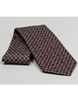 Jhane Barnes Black with Geometric Check Design Silk Tie JLPJBT0044 - Ties or Neckwear | Sam's Tailoring Fine Men's Clothing