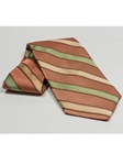 Jhane Barnes Pale Copper with Stripes Silk Tie JLPJBT0049 - Ties or Neckwear | Sam's Tailoring Fine Men's Clothing