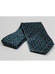 Jhane Barnes Navy with Floral Design Silk Tie JLPJBT0053 - Ties or Neckwear | Sam's Tailoring Fine Men's Clothing