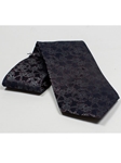 Jhane Barnes Midnight Blue with Floral Design Silk Tie JLPJBT0061 - Ties or Neckwear | Sam's Tailoring Fine Men's Clothing