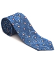 Robert Talbott Blue Yarn Dyed Overprint Silk Seven Fold Tie 51152M0-04 - Spring 2016 Collection Seven Fold Ties | Sam's Tailoring Fine Men's Clothing