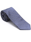 Robert Talbott Navy with Stripes Post Ranch Estate Tie 43869I0-01 - Spring 2016 Collection Estate Ties | Sam's Tailoring Fine Men's Clothing