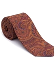 Robert Talbott Orange Italian Madder Print Silk Best of Class Tie 53906E0-01 - Fall 2015 Collection Best Of Class Ties | Sam's Tailoring Fine Men's Clothing