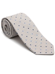 Robert Talbott Brown and White with Dots Peninsula Estate Tie 43858I0-03 - Spring 2016 Collection Estate Ties | Sam's Tailoring Fine Men's Clothing