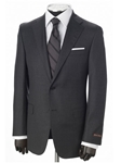 Hickey Freeman Solid Grey Traveler Suit 45300506B003 - Fall 2015 Collection Suits | Sam's Tailoring Fine Men's Clothing