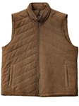 Robert Comstock Nubuck Quilted Vest CFOL122A - Fall 2015 Collection Outerwear | Sam's Tailoring Fine Men's Clothing