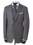 Hickey Freeman Grey Sharkskin Super 170s Wish Suit 55302510B003 - Suits | Sam's Tailoring Fine Men's Clothing