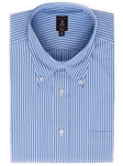 Robert Talbott Sky Blue Stripe Estate Dress Shirt C2648E1A-01 - Spring 2016 Collection Dress Shirts | Sam's Tailoring Fine Men's Clothing