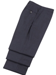 Blue Textured Fall Traveler Trousers  | Hickey FreeMan Trousers Collection | Sams Tailoring