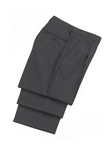 Wool Pleated Charcoal Traveler Trouser | Hickey FreeMan Trousers Collection | Sams Tailoring