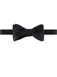 Robert Talbott Solid Black Satin Bow Tie 010280C-01 - Spring 2016 Collection Bow Ties and Sets | Sam's Tailoring Fine Men's Clothing