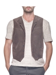 Brown Steve Vest |   Eight Field of Freedom Men's Collection  2016 | Sams Tailoring
