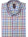 Multi Colored Check Classic Fit Dress Shirt |  Robert Talbott New Collection 2016 | Sams Tailoring
