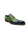 Jeans-Green Veloce Wingtip Shoe| Jose Real Men's collection 2016 | Sams Tailoring