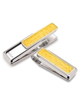 Yellow American Alligator Money Clip  | M-Clip New Money Clip | Sams Tailoring