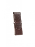 Brown Pen Box For 2 Pens Case | Aston Leather Men's Collection | Sams Tailoring