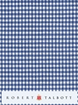 White & Blue Small Gingham Check Custom Shirt | Robert Talbott Custom Shirts | Sams Tailoring
