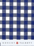 White & Blue Check Custom Shirt  | Robert Talbott Custom Shirts | Sams Tailoring