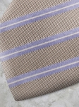 Lilac And Grey Striped Tie SS16 | Italo Ferretti Spring Summer Collection | Sam's Tailoring