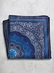 Blue Patterned Handkerchief SS16 | Italo Ferretti Spring Summer Collection | Sam's Tailoring