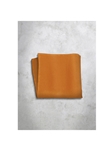 Orange Silk Satin Men's Handkerchief | Italo Ferretti Super Class Collection | Sam's Tailoring